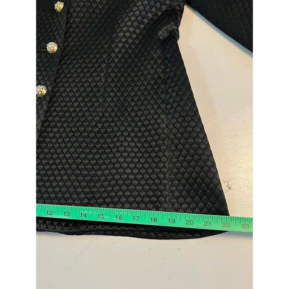 Vtg S. Nemeroff Women’s Blazer Size 6 Black 3-button Old Money Made In USA - Picture 12 of 16